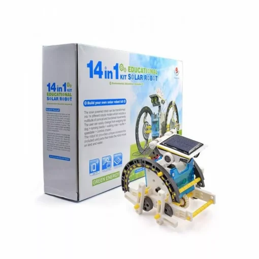 Kit de robot éducatif à énergie solaire 14 en 1