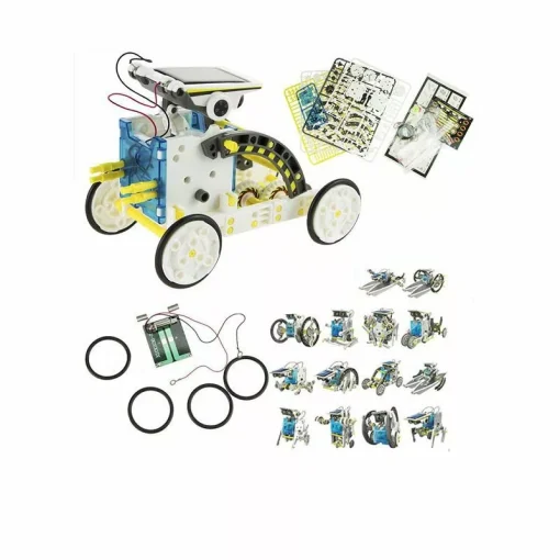 Kit de robot éducatif à énergie solaire 14 en 1 – Image 3